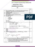 CBSE Class 12 Chemistry Question Paper Solution 2018