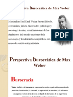 Perspectiva Burocrática de Max Weber IV Semestre
