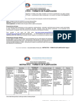 FH Egp Pem Instructivo - Formato de Planificación