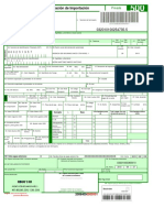 Declaracion de Importacion