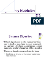 Digestión y Nutrición