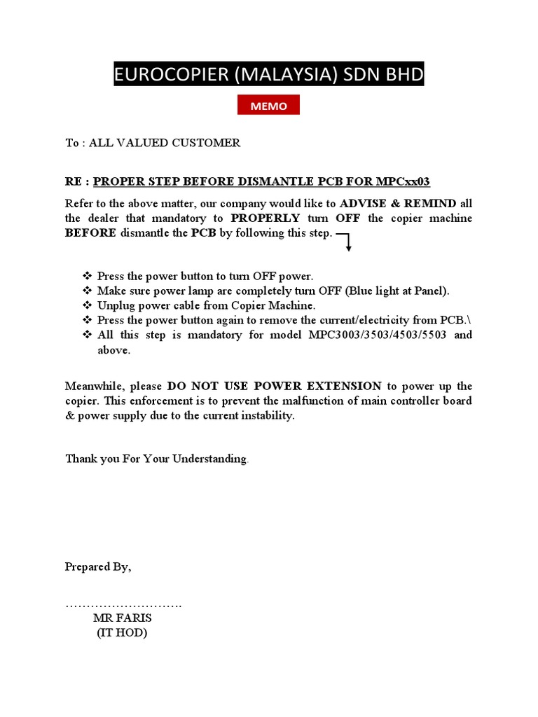 MEMO - MPCxx03 Dismanttle PCB | PDF | Computers | Technology & Engineering