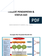 Hubungan Tingkat Pendapatan & Status Gizi