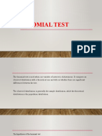 Binomial test