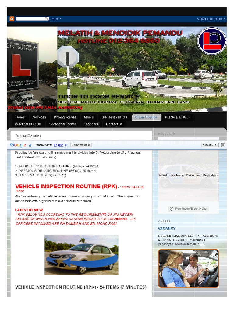 LATIHAN & PENDIDIKAN PEMANDU (Kurikulum Pendidikan Pemandu) : Rutin