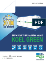 Annex1.1 - KOEL Green - 320kVA - 1010 kVA Product Brochure-Comments PDF