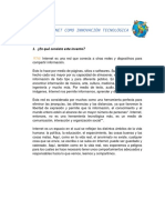 El Internet Como Innovación Tecnológica PDF