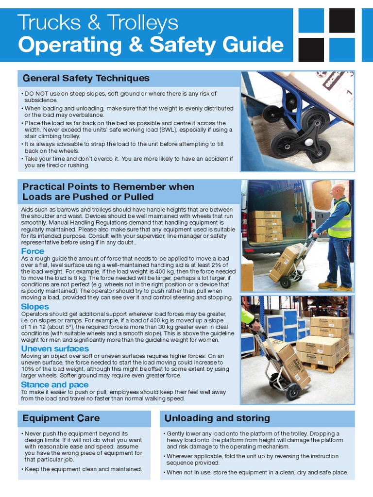 Operating & Safety Guide | PDF | Tram | Force