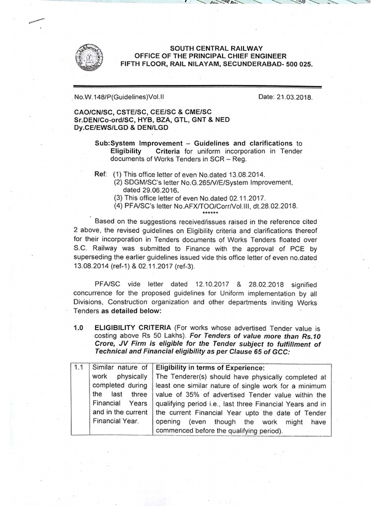 Eligibility Criteria Letter 21 03 18