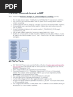 Entries in Universal Journal in SAP: There Are Several Technical Changes in General Ledger Accounting