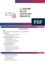 Gestión de Los Costos Del Proyecto