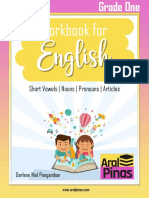 English Workbook - Grade 1