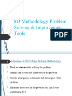 8D Methodology Problem Solving & Improvement Tools