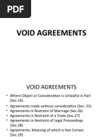 10. VOID AGREEMENTS