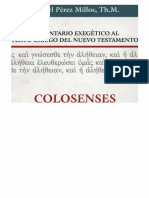 Comentario Exegético Al Texto Griego Del NT - Colosenses Samuel Perez Millos