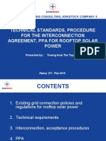 Technical Standards, Procedure For The Interconnection Agreement, Ppa For Rooftop Solar Power