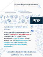 El Alumno Como Centro Del Proceso de Enseñanza-Aprendizaje