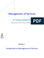 Session 1 and 2 - Introduction To Services MGT (11,12)