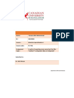FLT 401 Final Assignment PDF