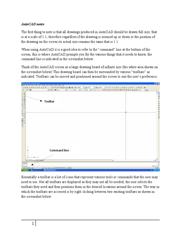 AutoCAD Drawing and Dimensioning Guide | PDF | Screenshot | Icon ...