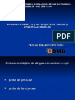 3-13 - Probarea Sistemelor Si Instalatiilor de Limitare Si Stingere A Incendiilor