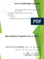 Lecture 12 - Mass Balance Approach