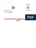 Catalogue-Normes 2020 BURKINA-FASO