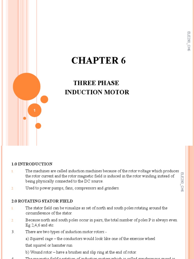 Three Phase Induction Motor Overview | PDF | Electric Motor ...
