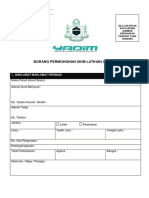 Borang Permohonan Interim Yadim PDF