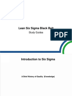 Lean Six Sigma Black Belt: Study Guides