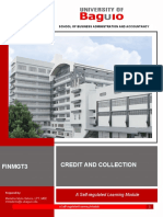 Credit and Collection Finmgt3: A Self-Regulated Learning Module