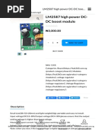 LM2587 High Power DC-DC Boost Module - HUB360