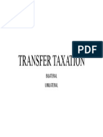 Transfer Taxation