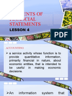 Elements of Financial Statements (EFS
