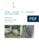 NRW Evidence Report No 298 Lichen Surveys To Investigate Ammonia Impacts