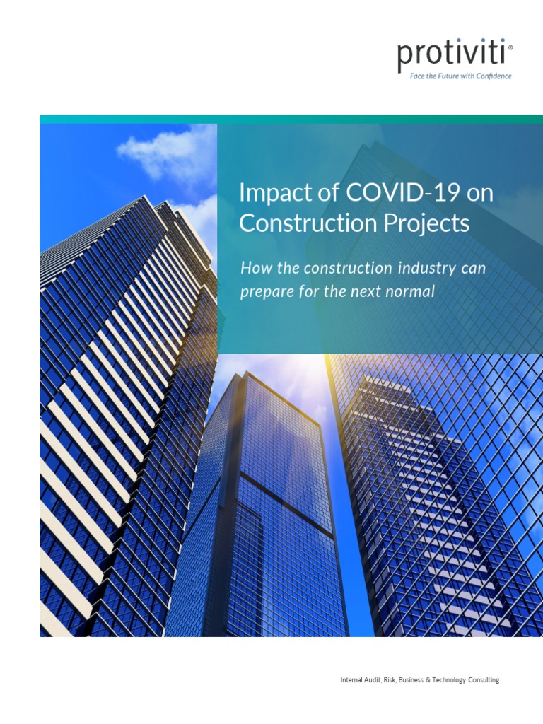 Whitepaper Impact Of Covid 19 On Construction Projects Pdf Pdf