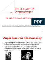 Auger Electron Spectroscopy: Principles and Applications