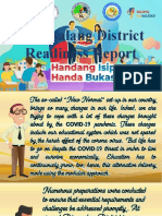 Dimasalang District Readiness Report Final