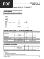 SUP/SUB70N06-14: Vishay Siliconix