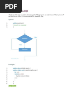 Java While Loop: Syntax