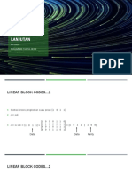 Sistem Komunikasi Digital – Linier Block Code Lanjutan