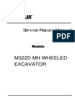 Caterpillar Cat M322D MH WHEELED EXCAVATOR (Prefix W2T) Service Repair Manual (W2T00001 and Up) PDF