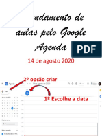 Agendamento de Aulas Pelo Google Agenda PDF