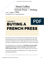 Buying A French Press