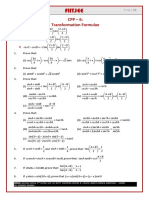CPP-6 Transformation Formulae