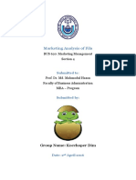 Marketing Analysis of Fila: BUS 620: Marketing Management Section 4