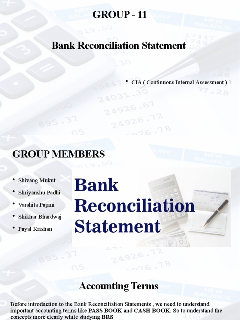 Brs Ppt Pdf Bookkeeping Payments