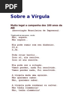 100 anos da vírgula