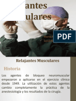 Relajantes musculares: tipos y farmacología