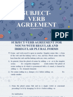 Subject-Verb Agreement: Margielane B.ACAL